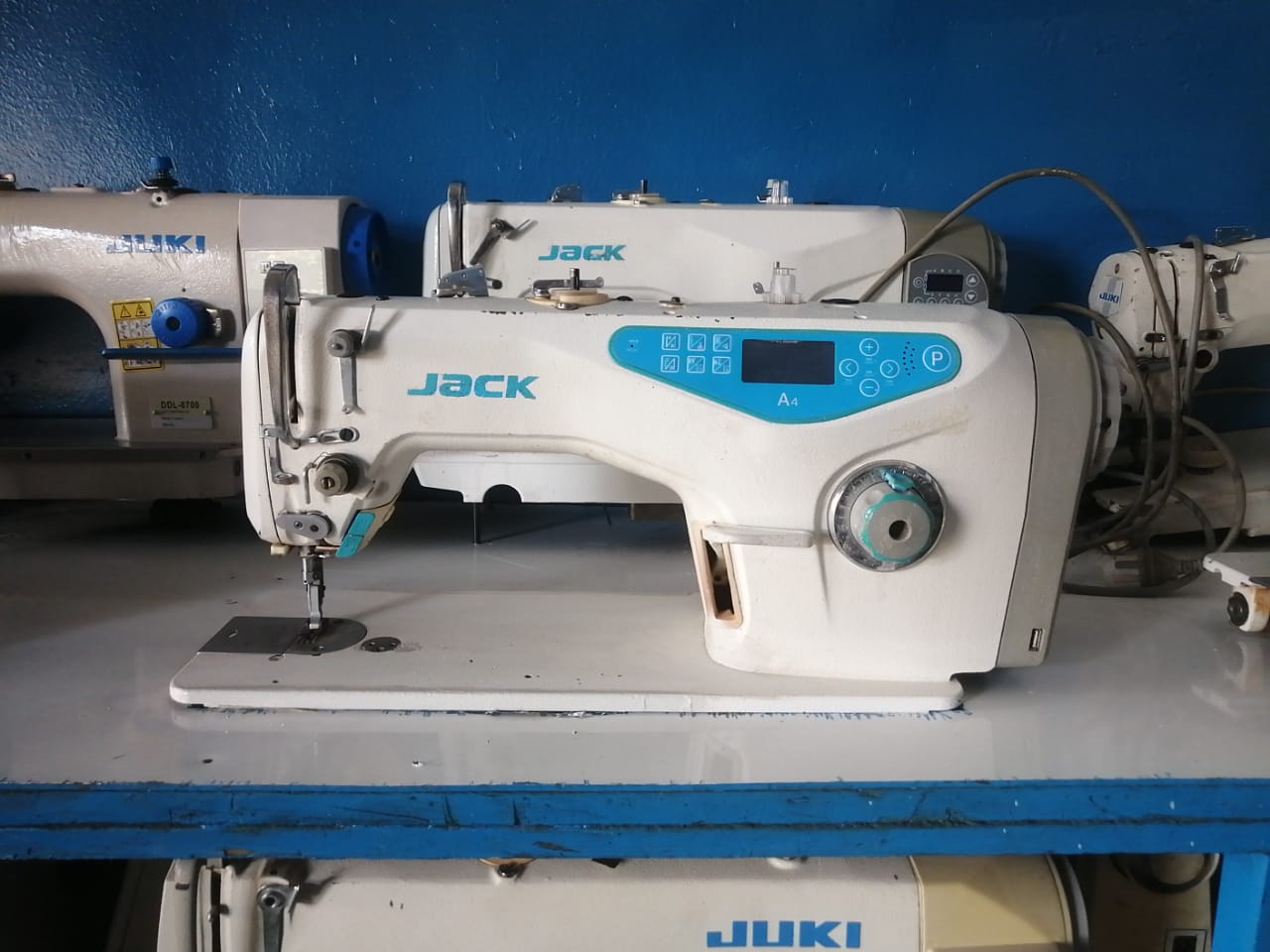 Jack A4 industrial sewing machine.