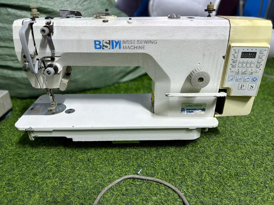 BSM (Best Sewing Machine) industrial lockstitch sewing machine.